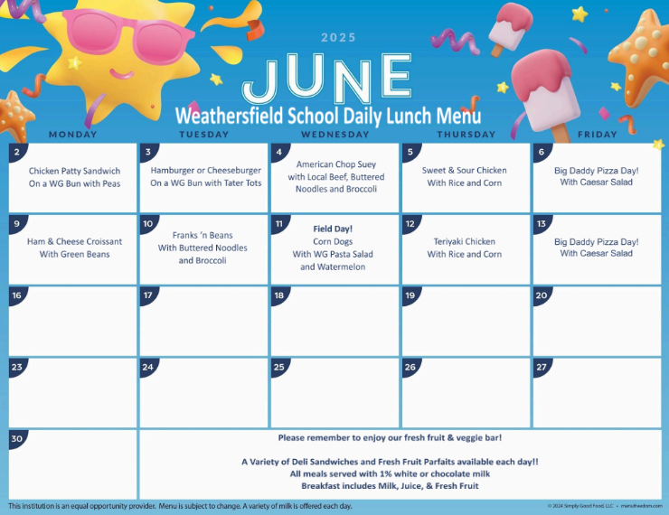 June Menu